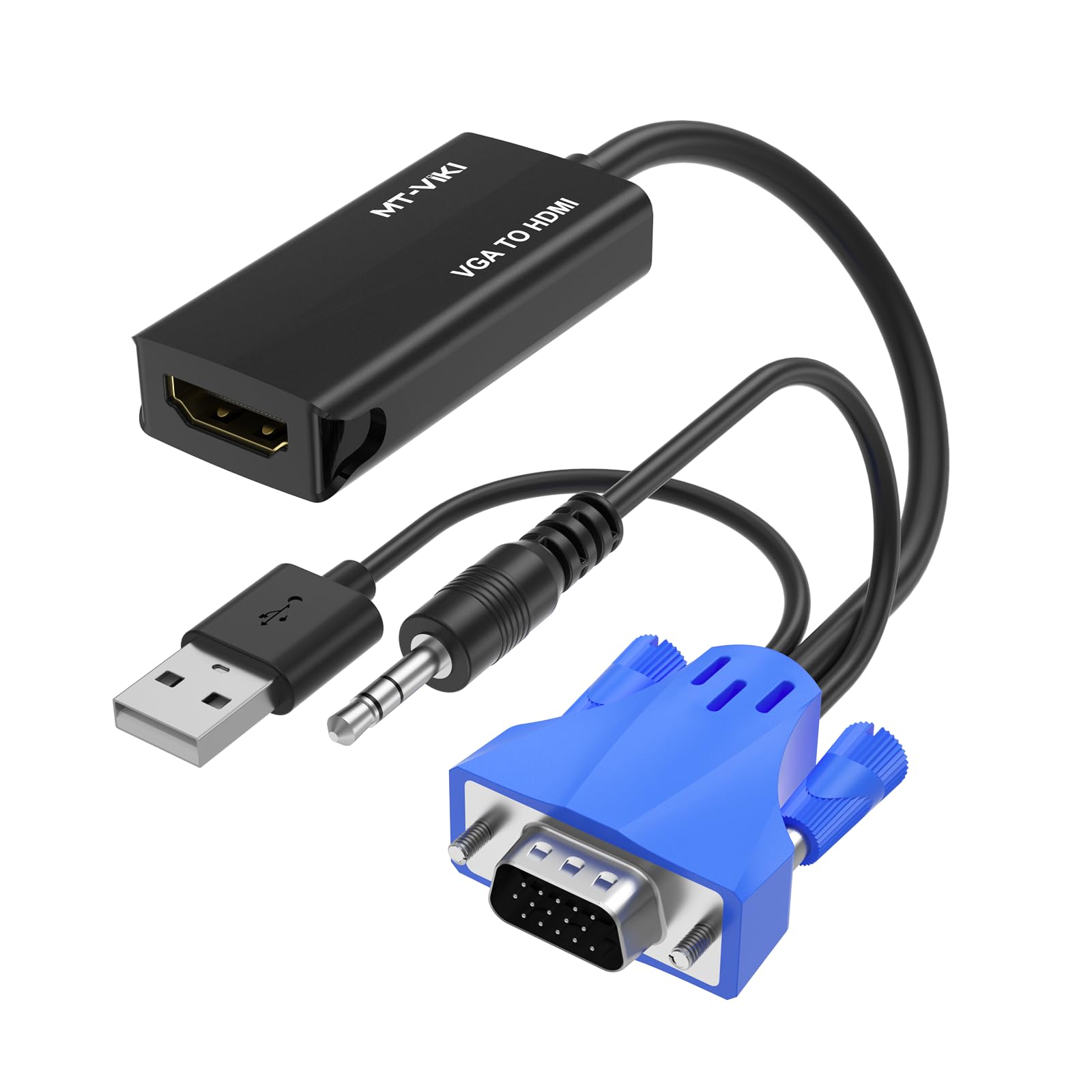 Amazon.com: MT-VIKI 8 Port KVM Console HDMI + VGA to HDMI Adapter